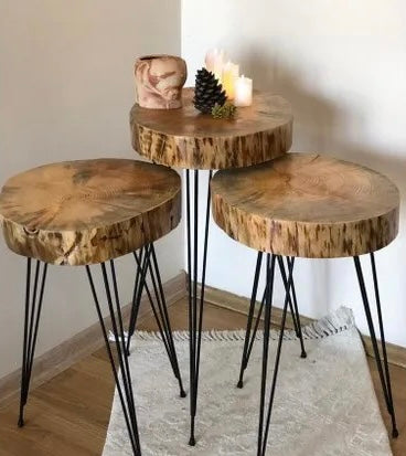 Table basse vintage en bois