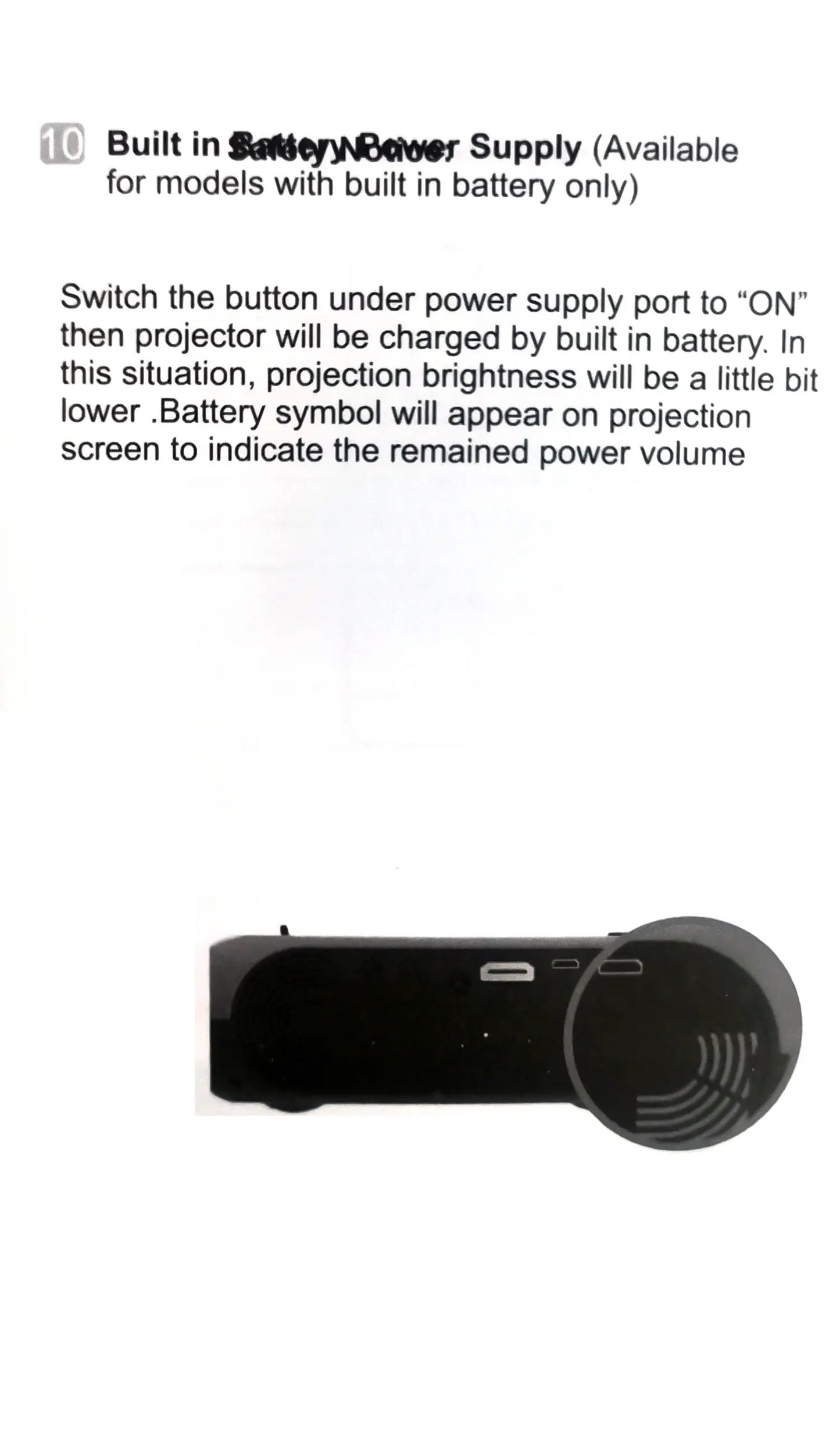 Mini projecteur Portable