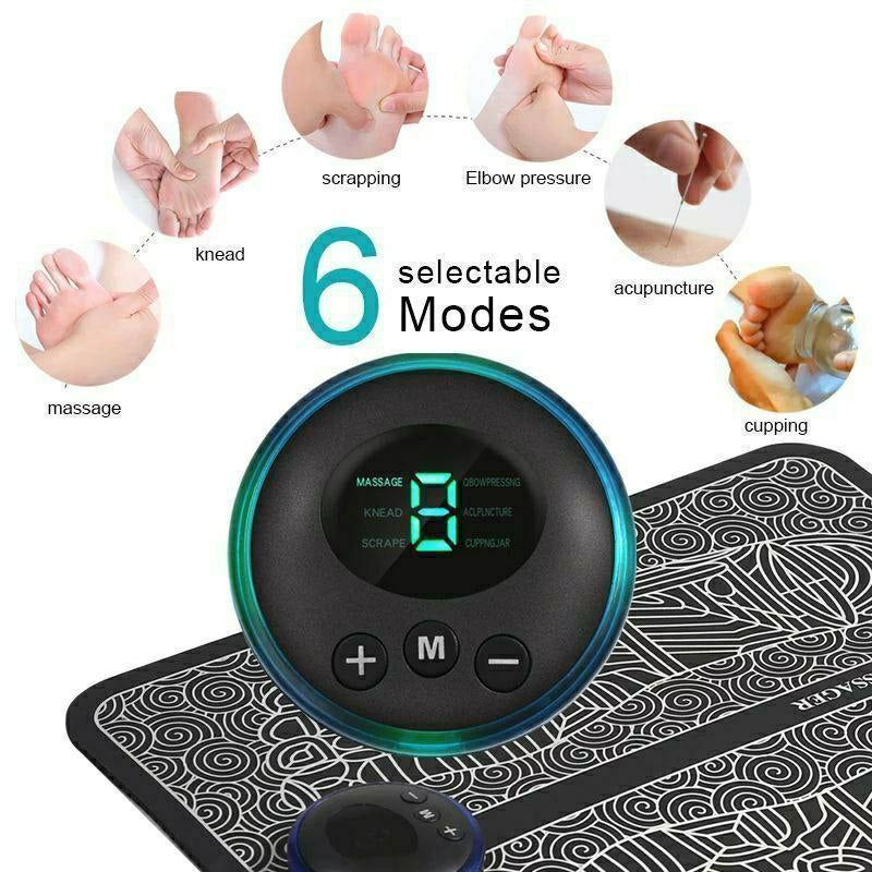 Tapis de massage électrique des pieds