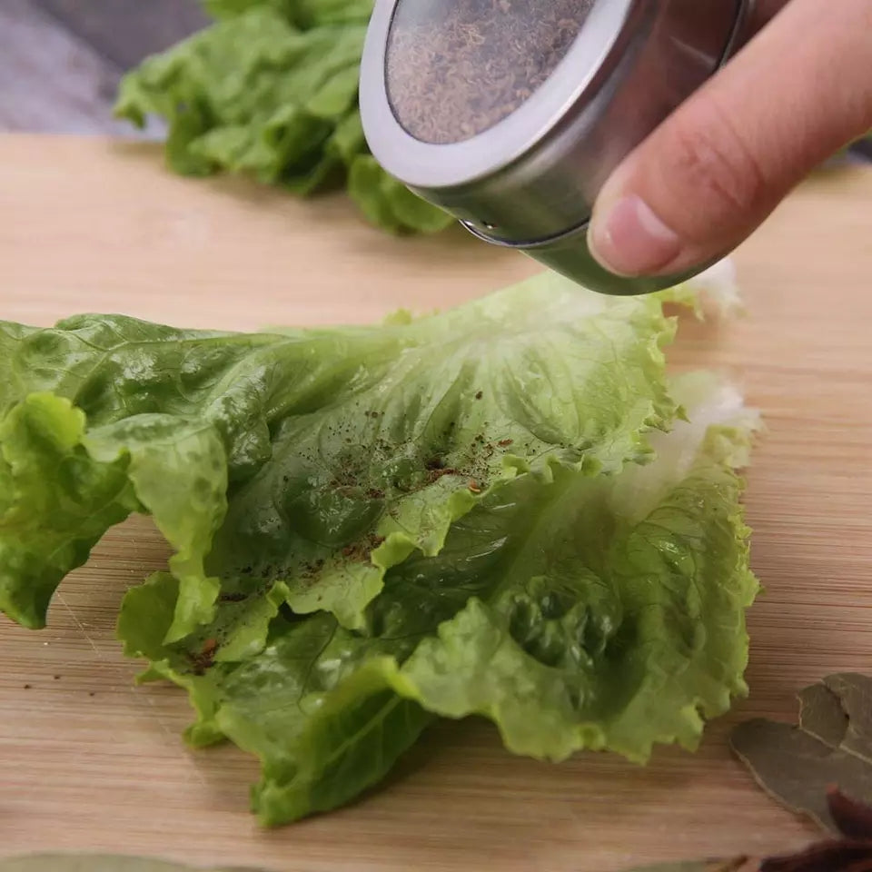 ENSEMBLE DE RANGE-ÉPICES MAGNÉTIQUES 6PCS - X10 Maroc - Livraison gratuite -