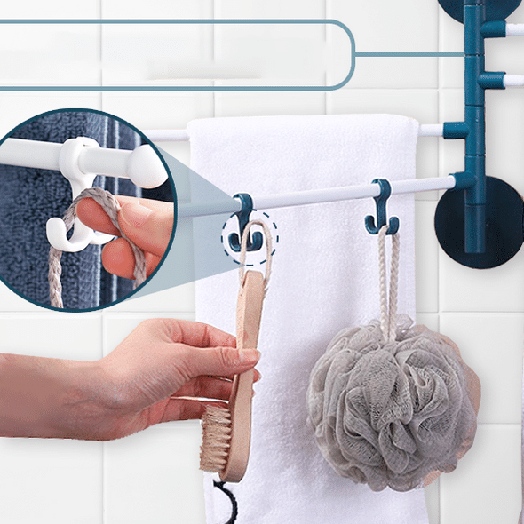 PORTE-SERVIETTES ROTATIF MURAL - X10 Maroc - Livraison gratuite -