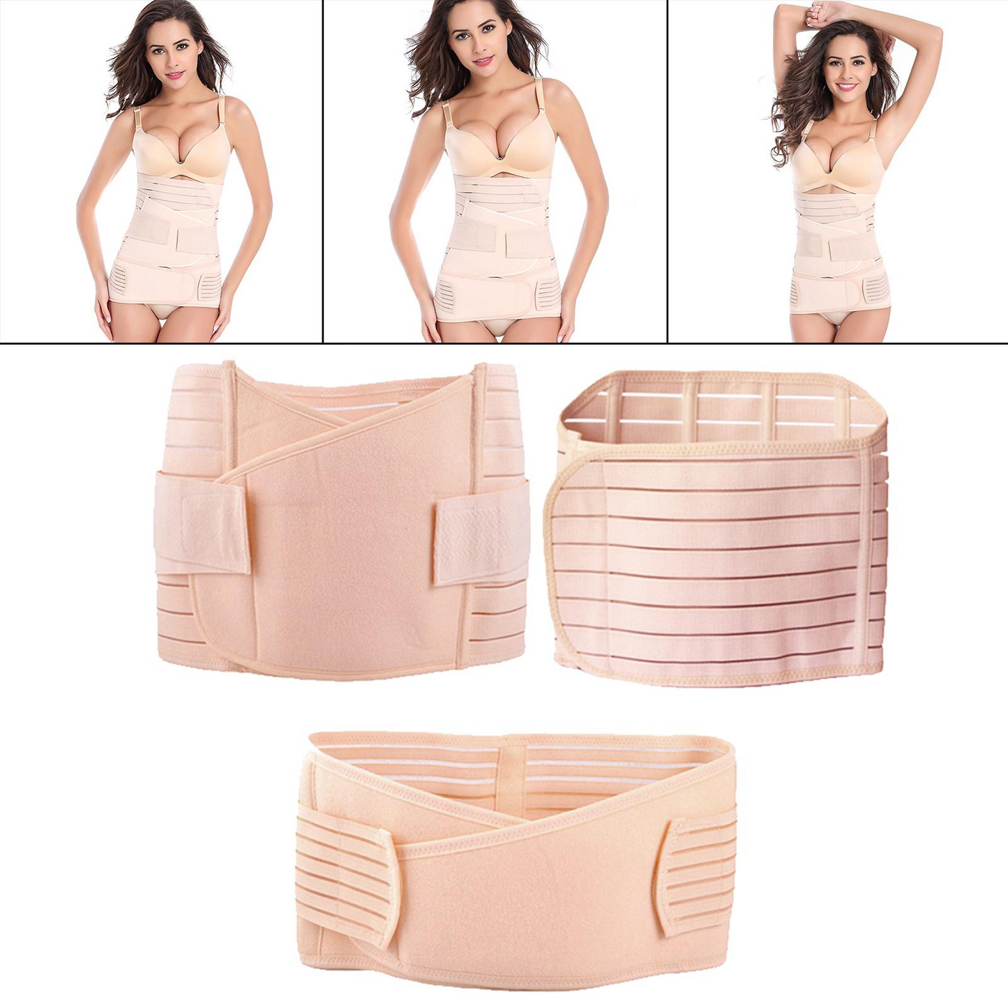 Ceinture remodelante post-partum (3 pcs) - X10 Maroc - Livraison gratuite -