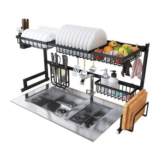 Égouttoir à vaisselle à 2 niveaux - Qualité professionnelle - X10 Maroc - Livraison gratuite -