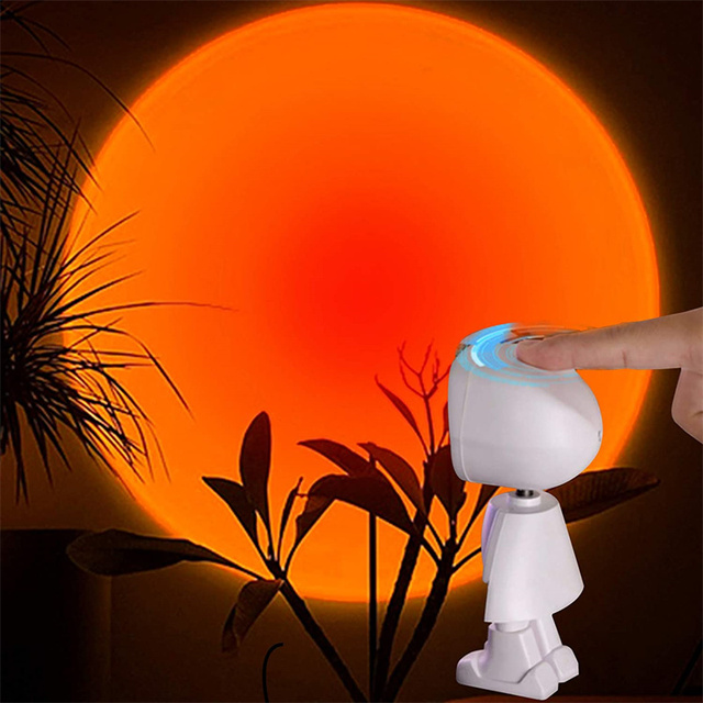 Lumière Arc-en-ciel 360° - X10 Maroc - Livraison gratuite - Rouge coucher de soleil