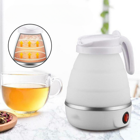 X10-Bouilloire électrique pliable - X10 Maroc - Livraison gratuite - Blanc