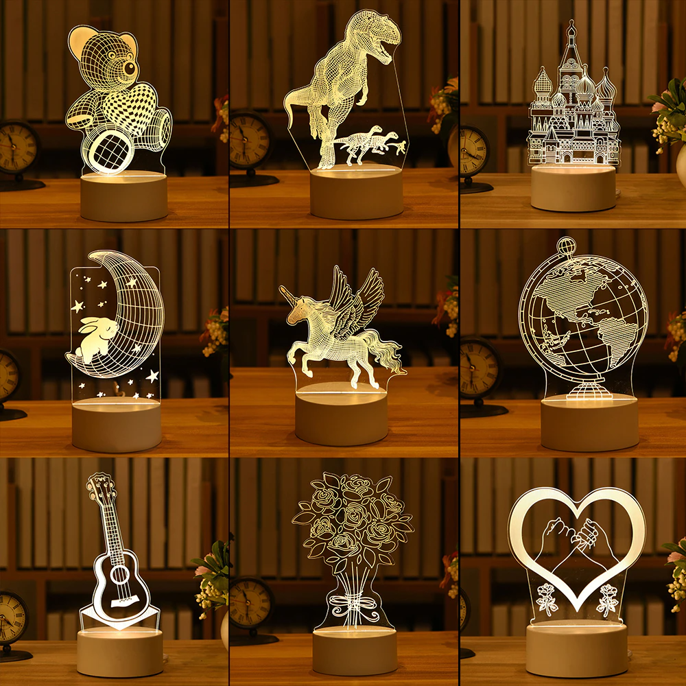 X10-Lampe 3D décoration - X10 Maroc - Livraison gratuite -