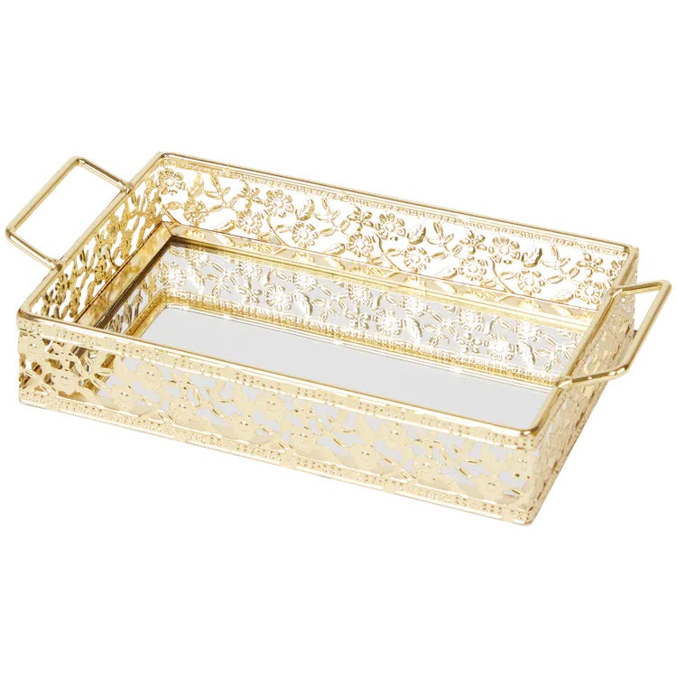 X10 - Mini plateau à miroir - X10 Maroc - Livraison gratuite - Gold