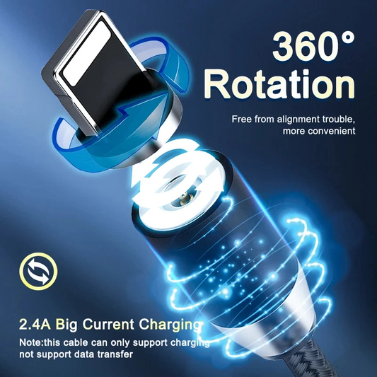 Câble de charge magnétique 3en1 - X10 Maroc - Livraison gratuite -