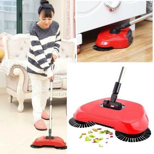 Balai Brosse 360°Magique 3 En 1 - Rouge - X10 Maroc - Livraison gratuite -