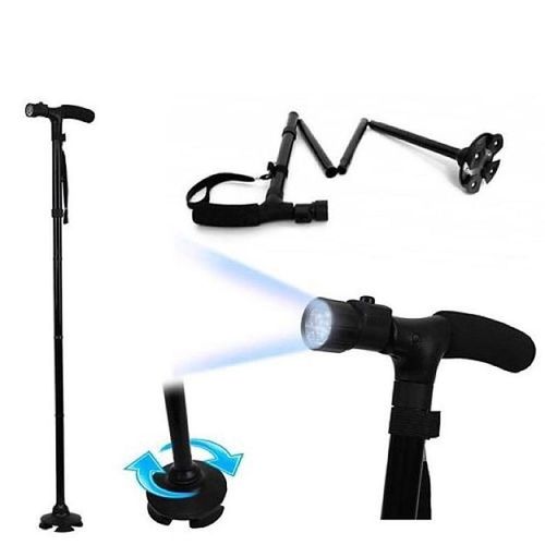 Béquille médicale pliable avec lampe de poche - utile et pratique - X10 Maroc - Livraison gratuite -