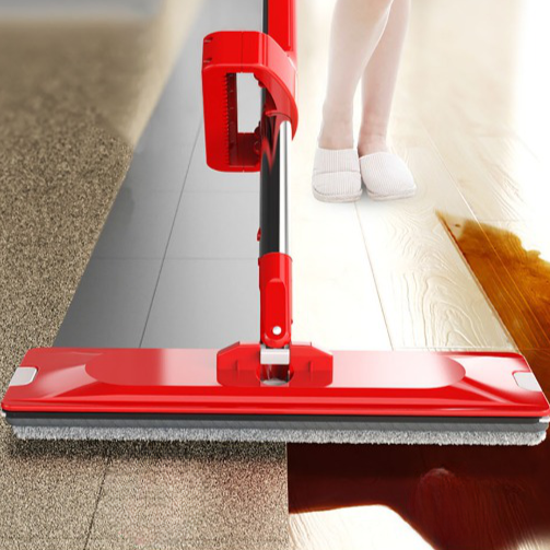 Balai à franges avec mécanisme d'essorage intégré - X10 Maroc - Livraison gratuite -