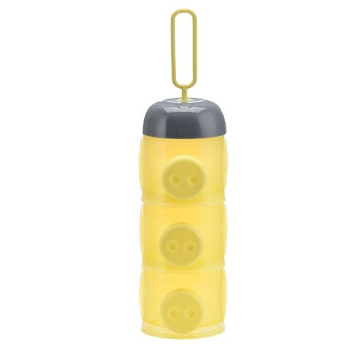 Boîte de rangement pour aliments pour bébés à 3 couches - X10 Maroc - Livraison gratuite - Jaune