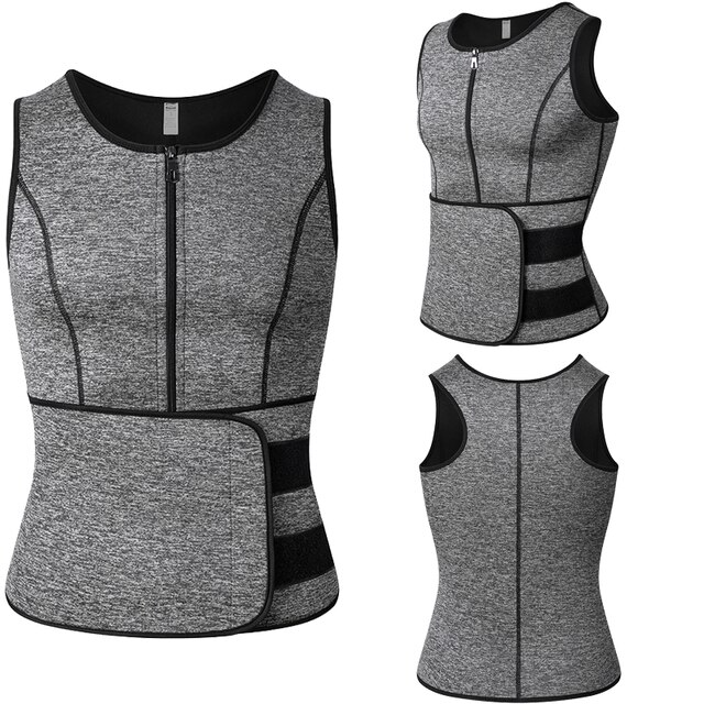 X10-Gilet de Sudation en Réglable - X10 Maroc - Livraison gratuite - Gris / S