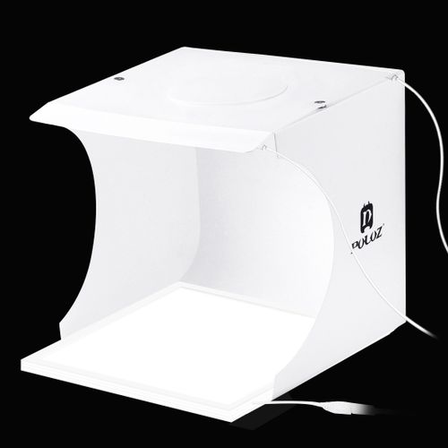 Boîte à lumière photo LED portable, avec 6 rétroéclairages intégrés et câble USB - X10 Maroc - Livraison gratuite -