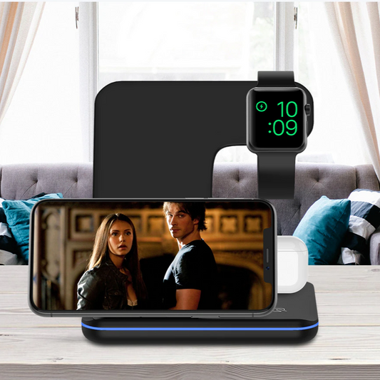 Chargeur sans fil 3 en 1 pour tous vos appareils - X10 Maroc - Livraison gratuite -