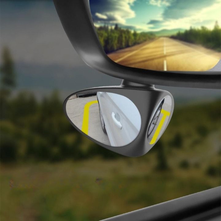 X10-Miroir d'angle mort rotatif à 360°