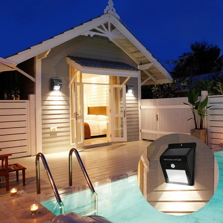 Lampe solaire avec détecteur de mouvement - X10 Maroc - Livraison gratuite -