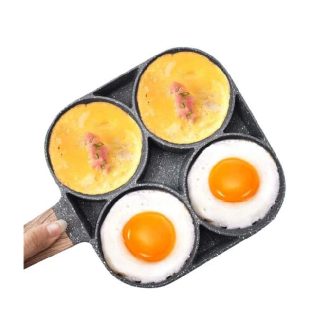 Poêle Granit antiadhésif 4 Compartiments,Crêpe,Omelette,Pancake - X10 Maroc - Livraison gratuite -