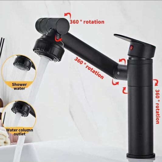 Robinet de lavabo multifonctionnel rotation 1080° - X10 Maroc - Livraison gratuite -