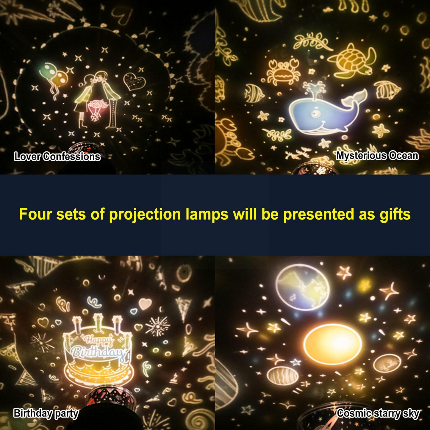 Projecteur rotatif étoile à 360 ° - X10 Maroc - Livraison gratuite -
