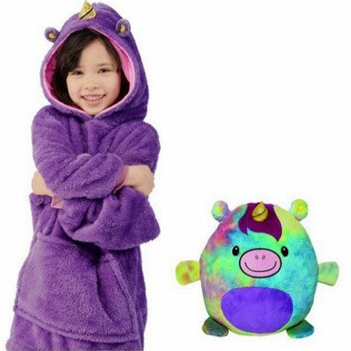 Couverture à capuche dessin animé - X10 Maroc - Livraison gratuite - Violet