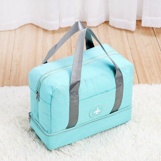 X10-Double grand sac de voyage - X10 Maroc - Livraison gratuite - Bleu ciel