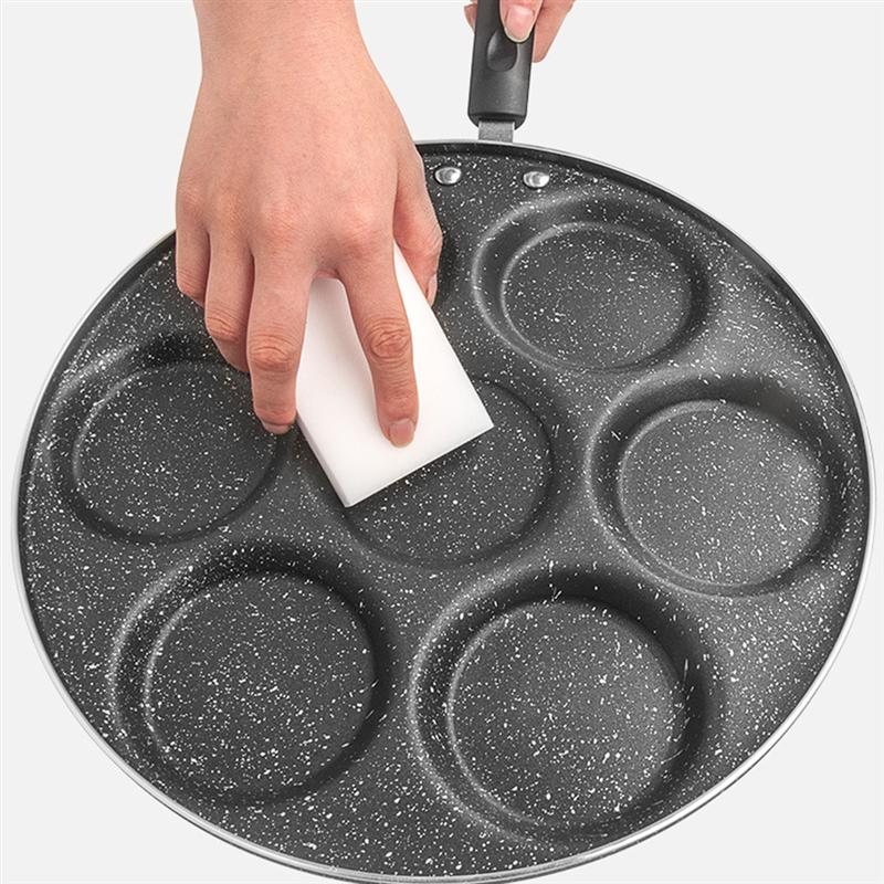 Poêles à crêpes antiadhésives à 7 trous