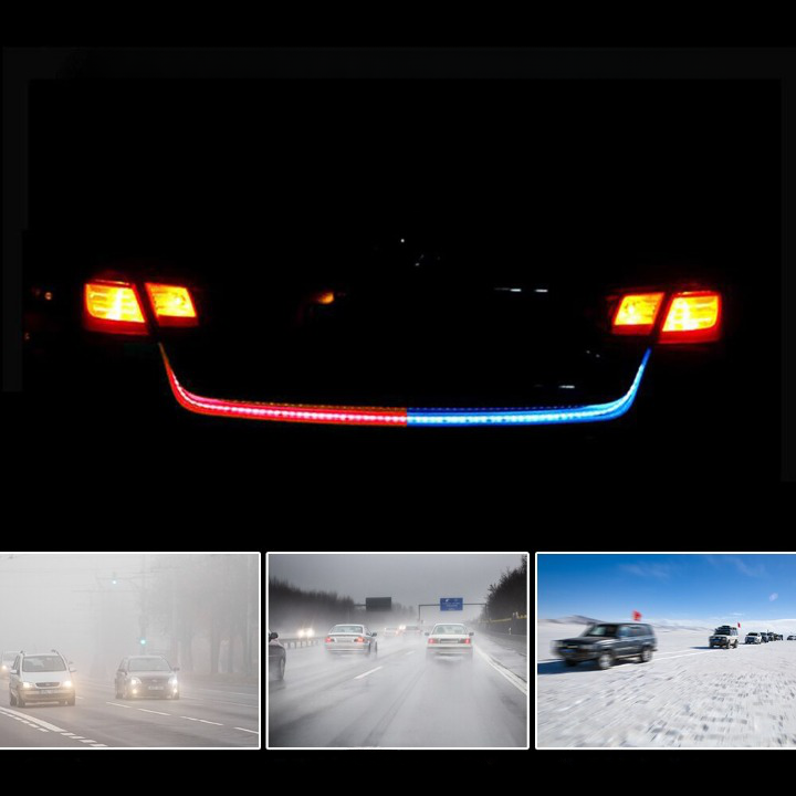 Bande lumineuse LED rouge et bleue - X10 Maroc - Livraison gratuite -