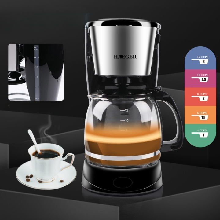 HAEGER-Machine Café du Matin Perk-Up - X10 Maroc - Livraison gratuite -