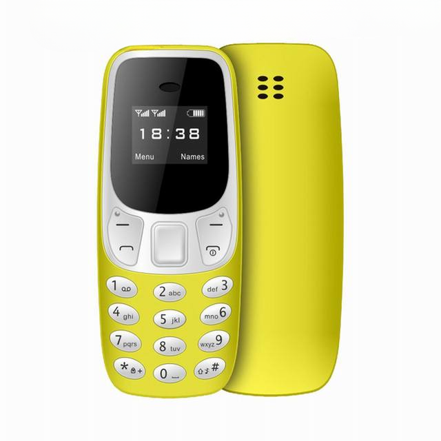 Mini téléphone et changeur de voix - X10 Maroc - Livraison gratuite - Jaune
