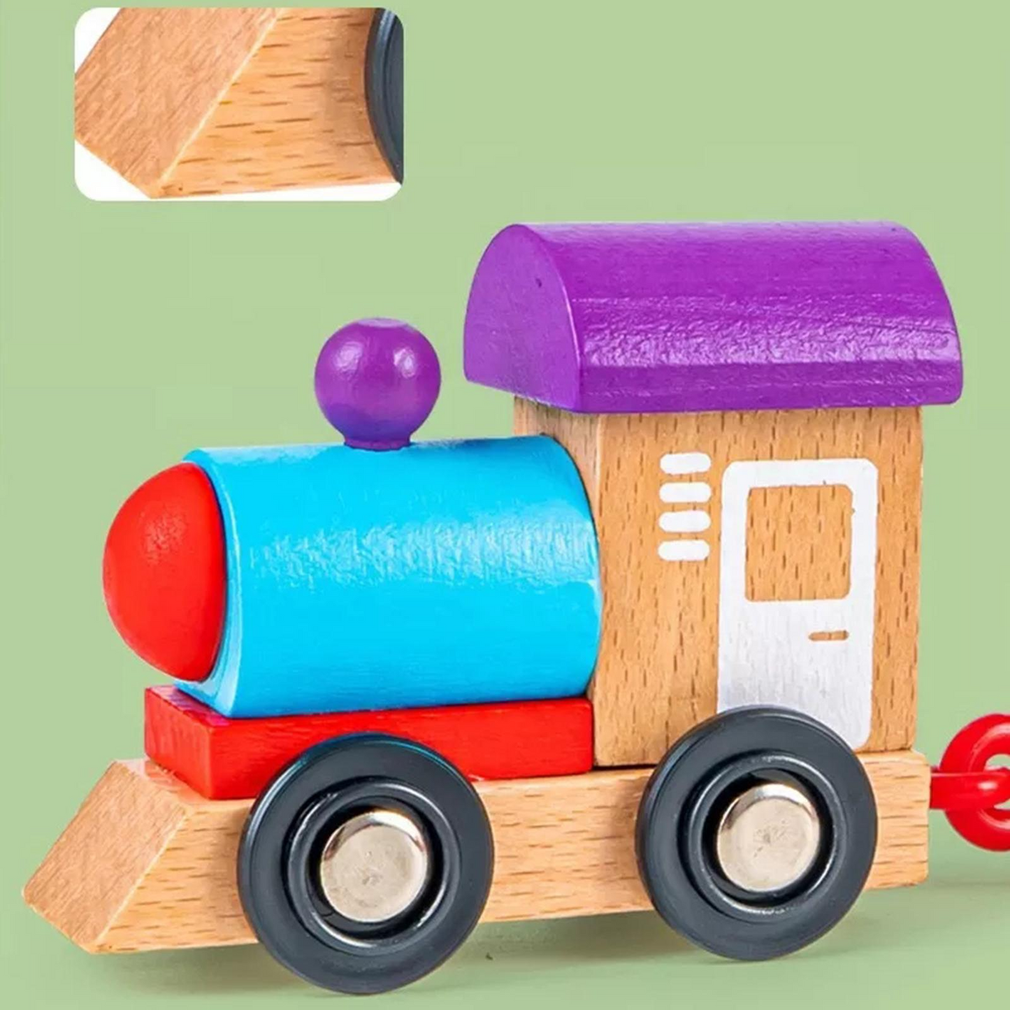 X10-Joue éducatifs-Train en bois - X10 Maroc - Livraison gratuite -