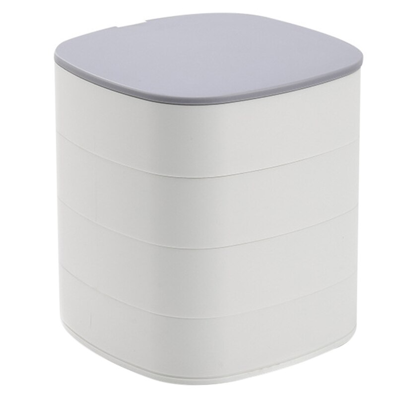 Miroir et boîte à accessoires rotative - X10 Maroc - Livraison gratuite - Blanc