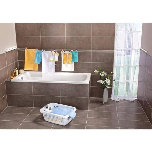 Séchoir à linge mural rétractable intérieur et extérieur - X10 Maroc - Livraison gratuite -