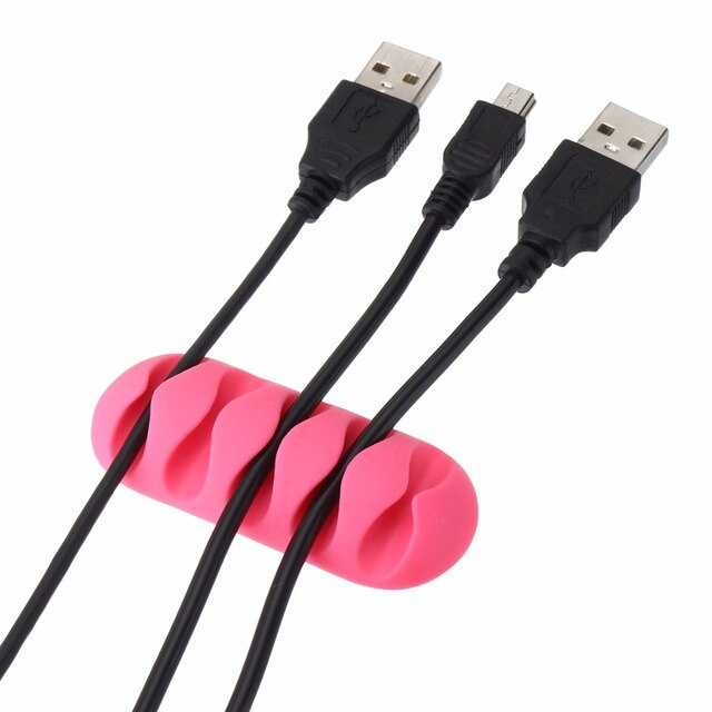 X10-Organisateur de câble - X10 Maroc - Livraison gratuite - Rose
