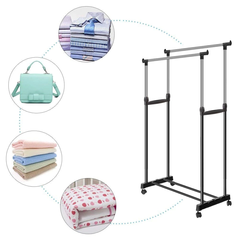 Support de cintre double pôle - X10 Maroc - Livraison gratuite -