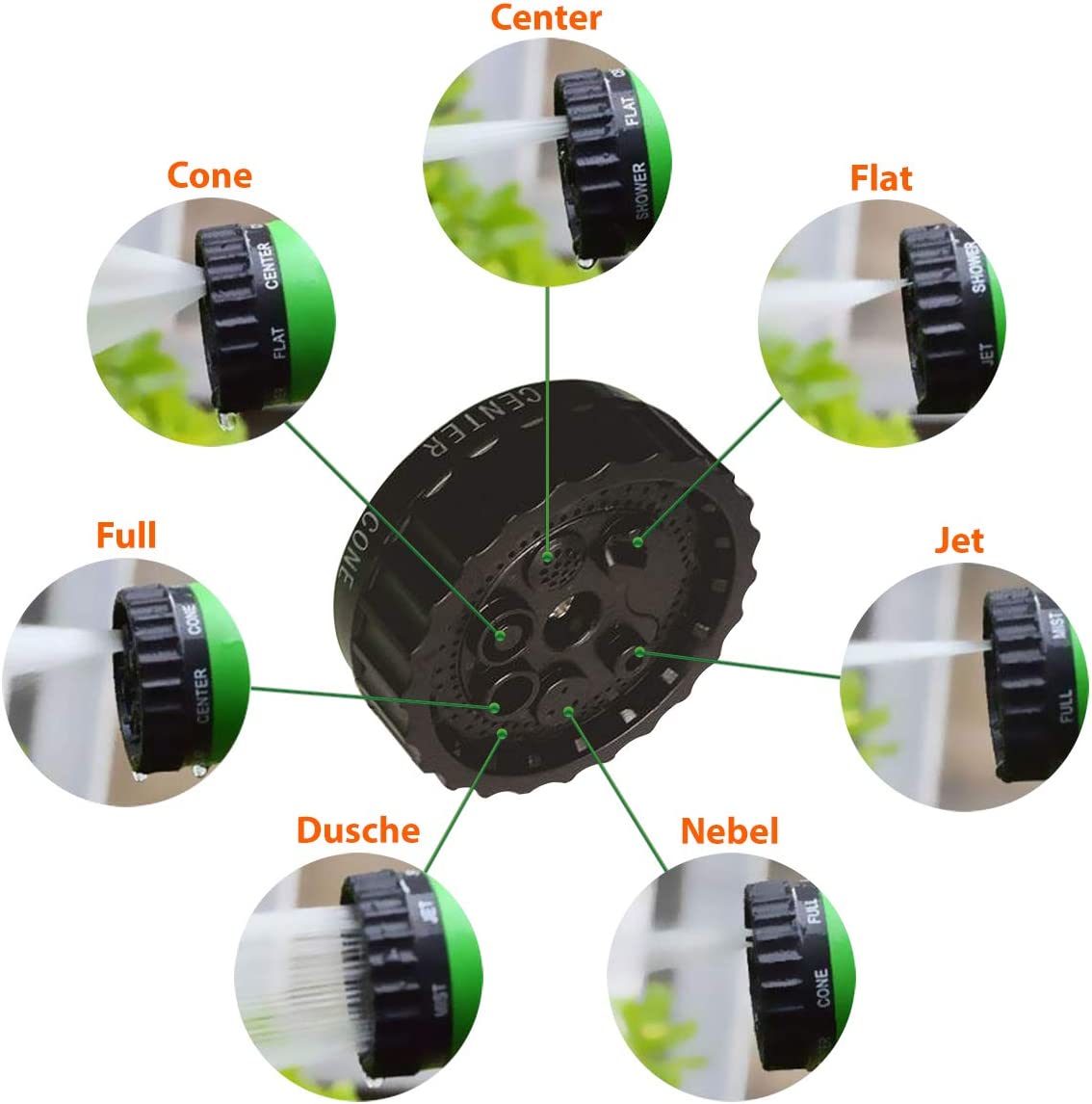 Tuyau Magique Extensible + Douchette 30m - X10 Maroc - Livraison gratuite -