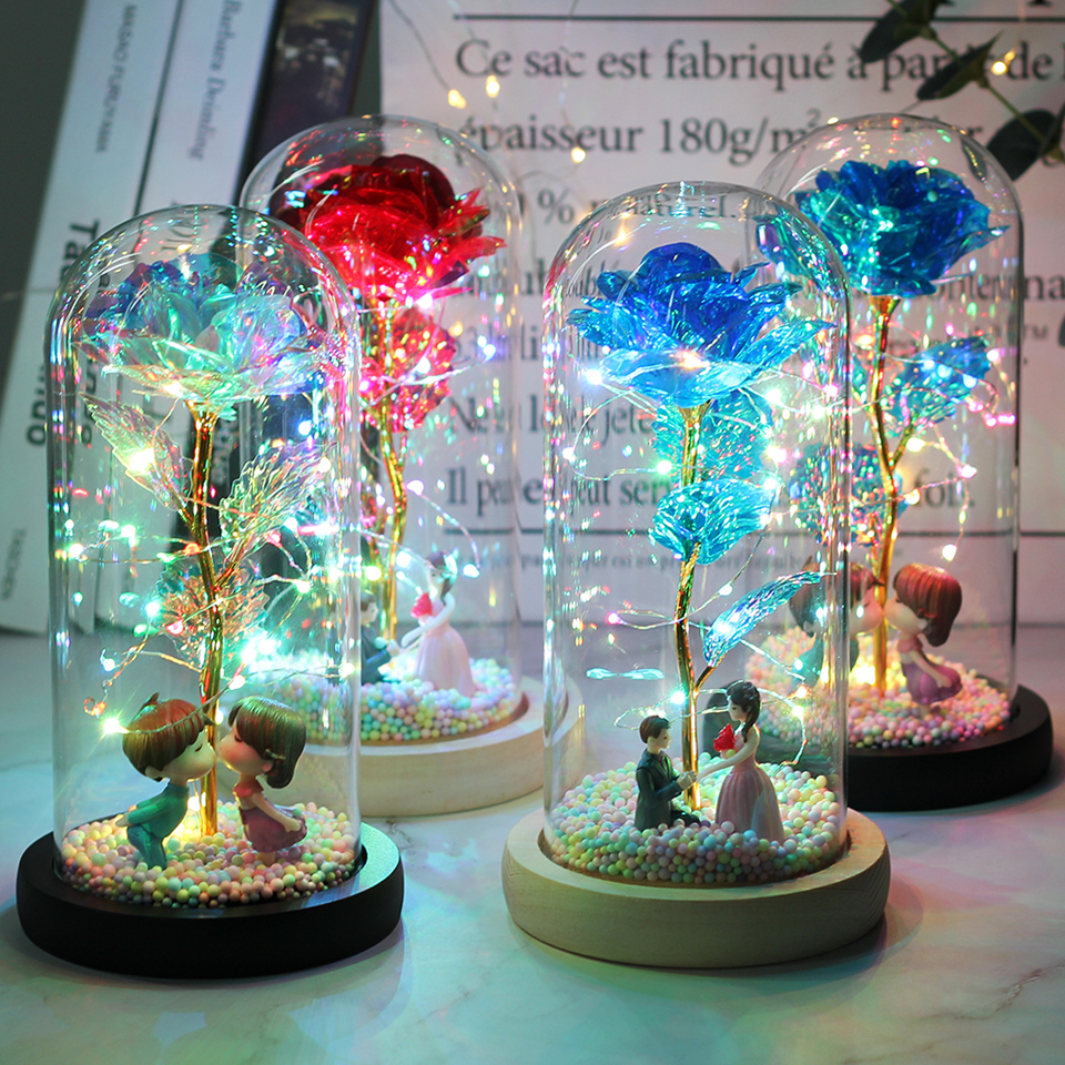 Lumineux Dôme en Verre Rose - X10 Maroc - Livraison gratuite -