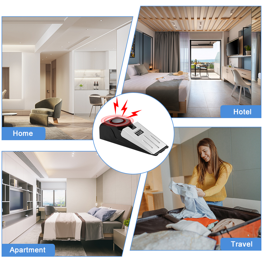 AlarmePorte-Butoir de sécurité sans fil - X10 Maroc - Livraison gratuite -