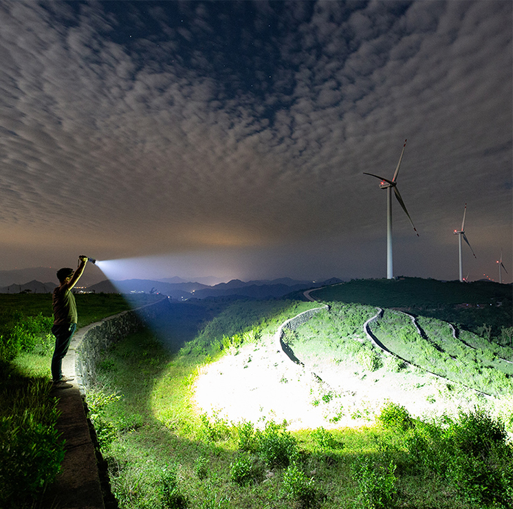 X10-Torche LED Tactique Zoom