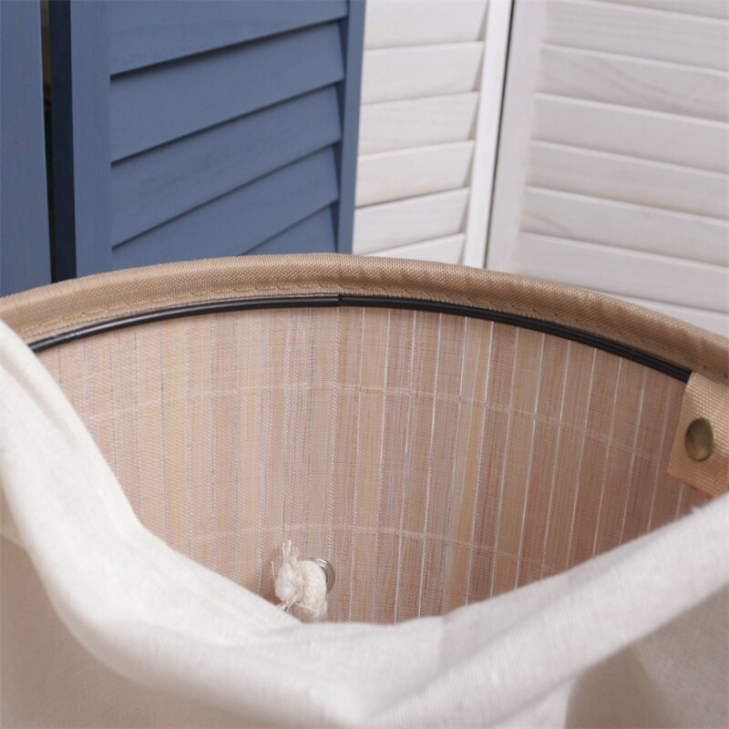 Panier à linge en bambou naturel - X10 Maroc - Livraison gratuite -
