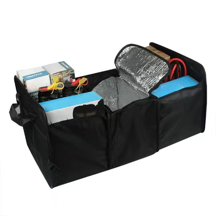 Boîte de rangement pliable et isotherme - X10 Maroc - Livraison gratuite - Noir