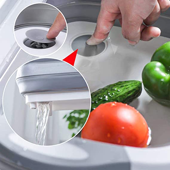 Multifonctions Panier Pliable 4 en 1 -Planche à découper - X10 Maroc - Livraison gratuite -