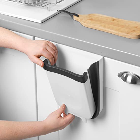 Poubelle Murale Poubelle suspendue pour porte d’armoire de cuisine - X10 Maroc - Livraison gratuite -