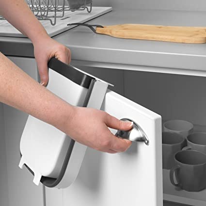 Poubelle Murale Poubelle suspendue pour porte d’armoire de cuisine - X10 Maroc - Livraison gratuite -