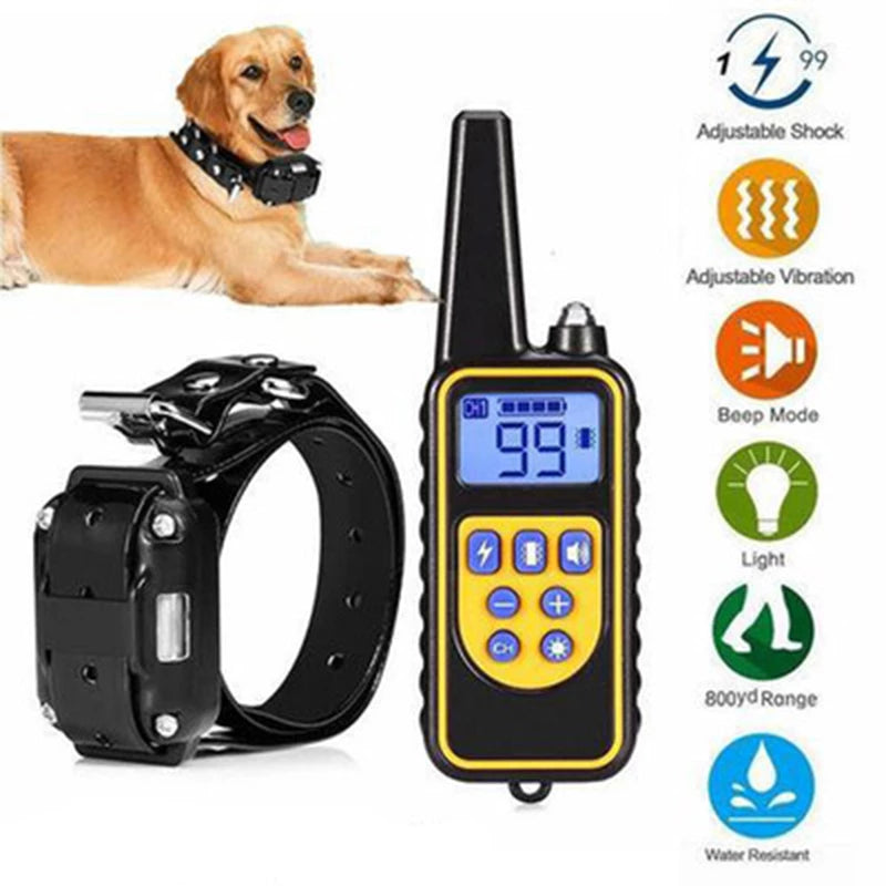 Collier de dressage pour chien étanche et rechargeable - X10 Maroc - Livraison gratuite -