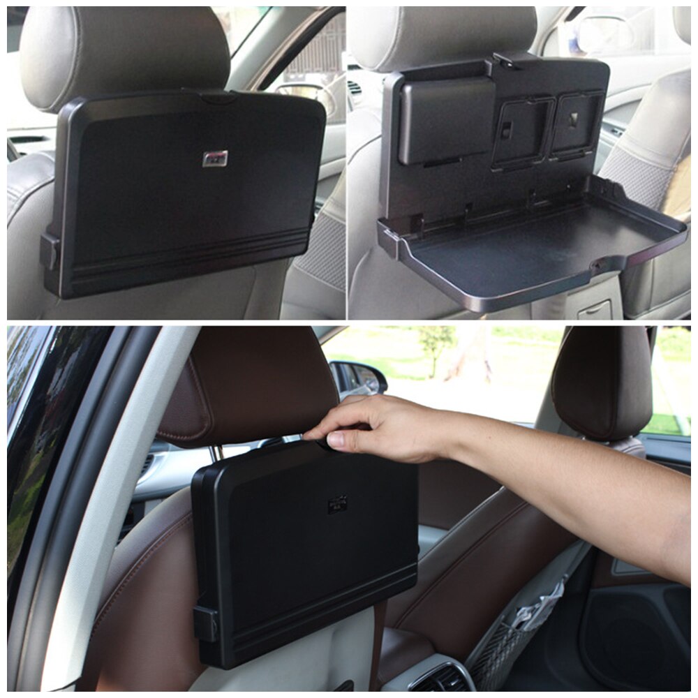 Table de voiture pliante universelle avec porte-gobelet pour siège arrière de voiture - X10 Maroc - Livraison gratuite -