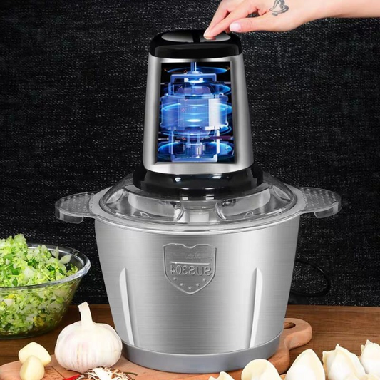 Hachoir électrique en acier inoxydable