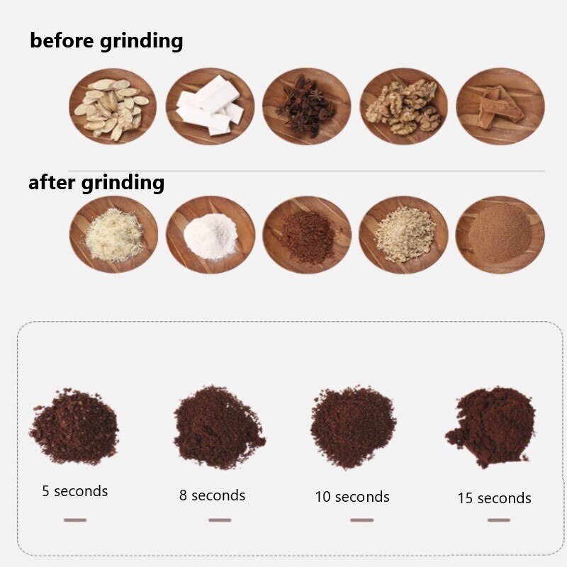 Moulin parfait pour les grains de café, les noix, les épices et les céréales - X10 Maroc - Livraison gratuite -