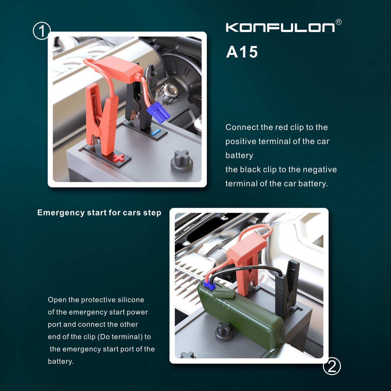 Powerbank de démarrage Voiture d'urgence 9600MAH - X10 Maroc - Livraison gratuite -