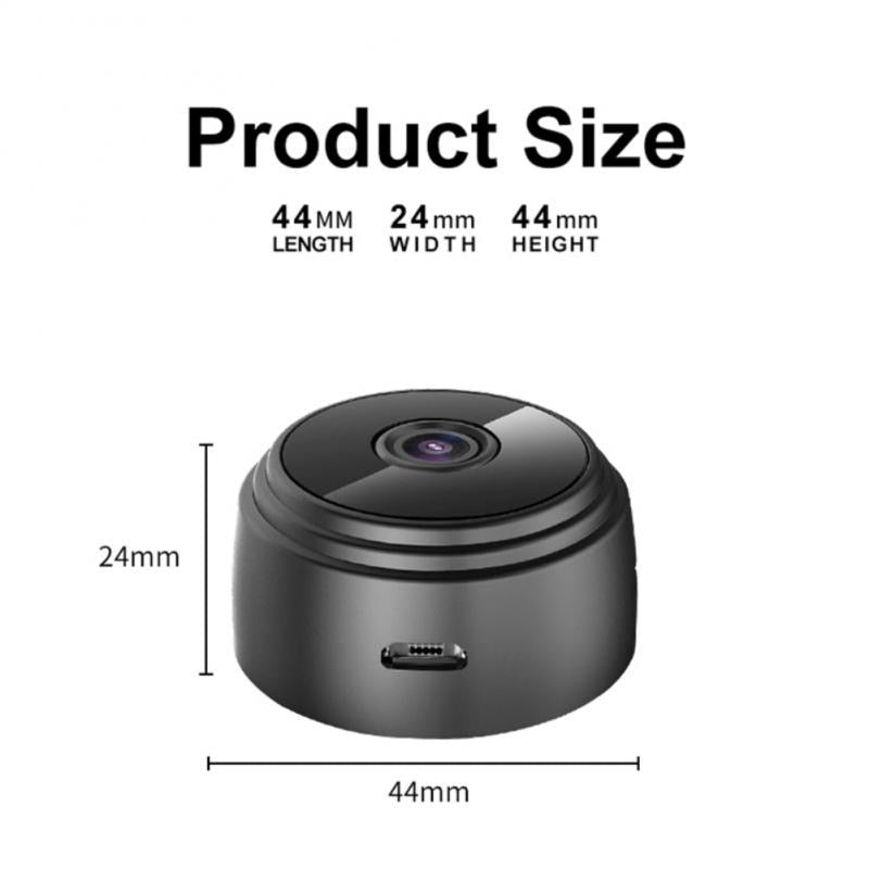 Mini Réveil Caméra Espion WIFI 4K, Vision Nocturne & Détection de Mouvement - X10 Maroc - Livraison gratuite -